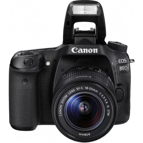 Canon EOS 80D DSLR Camera Intermediate Bundle with 18-55mm Lens+24.2MP APS-C CMOS sensor and DIGIC 6 image processor