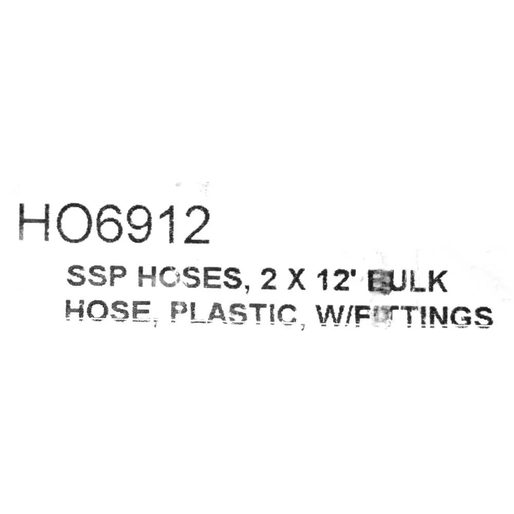 SeaStar Boat Hydraulic Steering Hoses HO6912 | 12 FT Black (2 PC Kit)