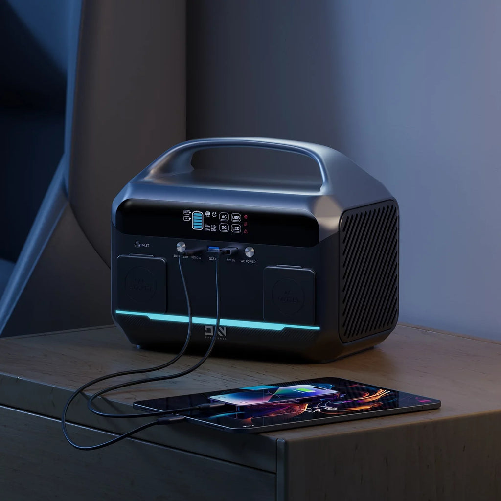 DaranEner NEO300 Portable Power Station by Anself, 268.8Wh 300W LiFePO4 Energy Source Backup Power Supply for Travel