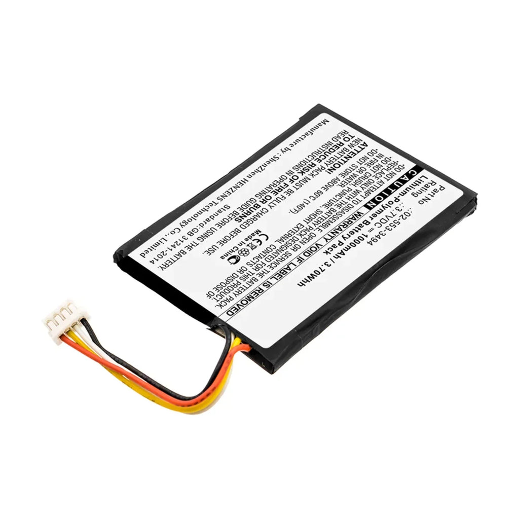 Batteries N Accessories BNA-WB-P11683 Speaker Energy Source - Li-Pol, 3.7V, 1000mAh, Ultra High Capacity - Replacement for Harman/Kardon 02-553-3494 Cell