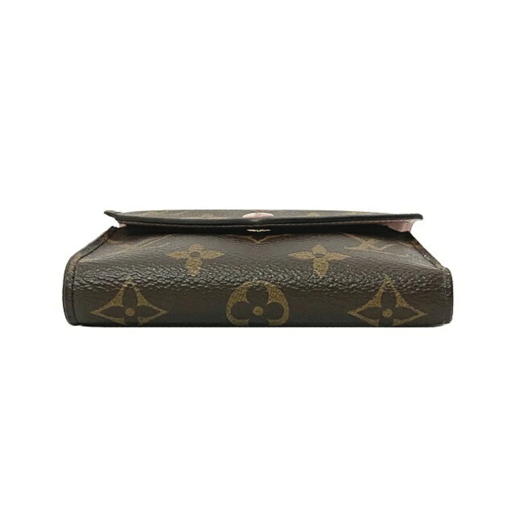 Pre-Owned Wallet Portefeuille Victorine Brown Pink Rose Ballerine Random Access Memory M62360 Trifold NZ3119 LOUIS VUITTON Ladies (Good)