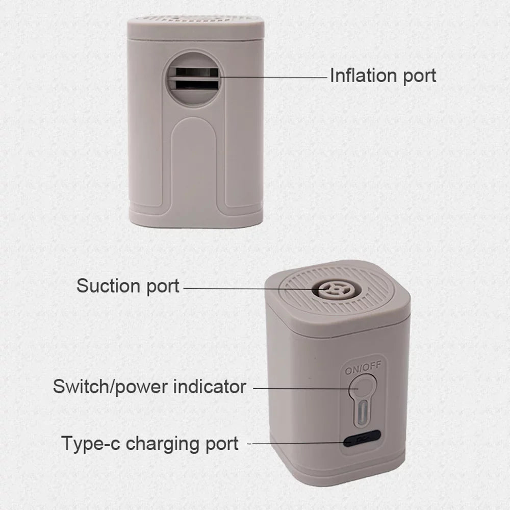 Tickas Multifunctional Portable Cordless Electric Inflator -use Outdoor Inflatable and Pump Mattress Inflator Pump