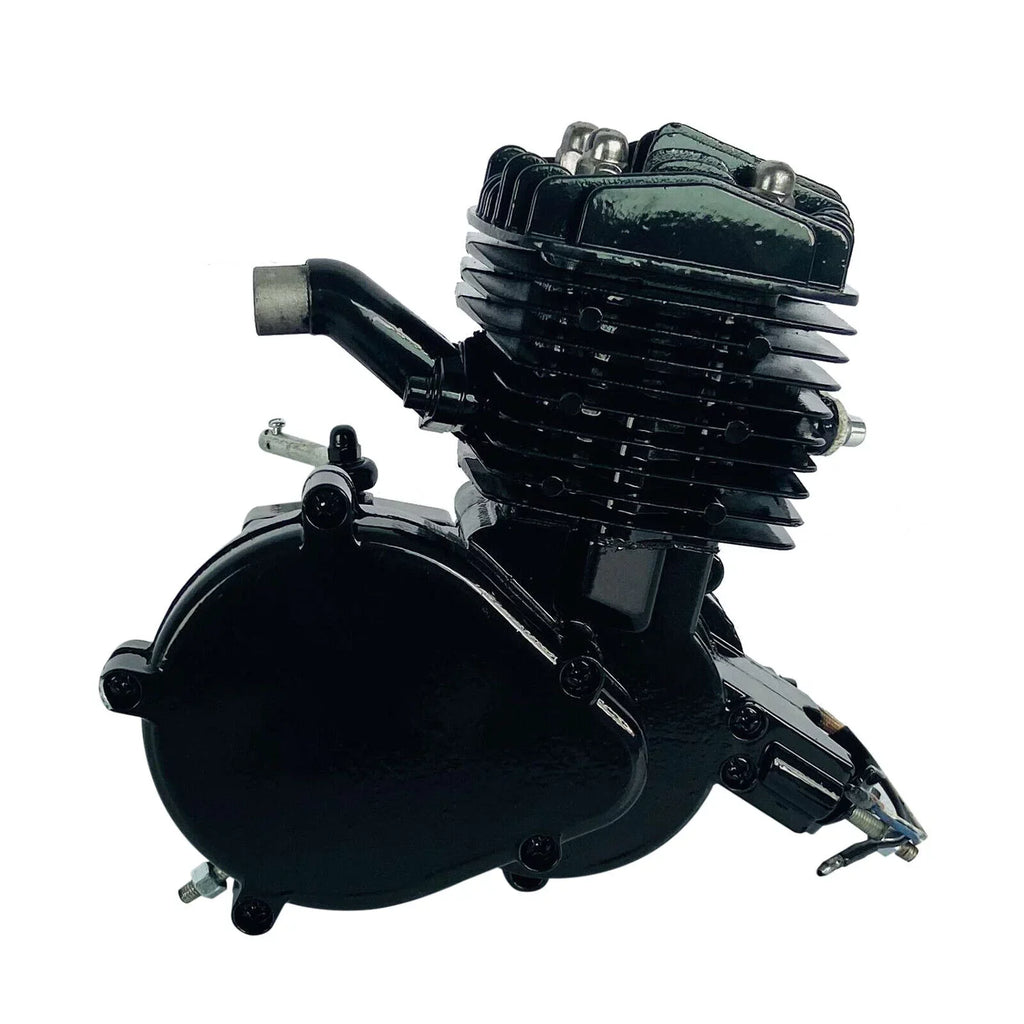 Miumaeov 80cc 2-Stroke Full Assembled Motorized Bike Bicycle Motor Petrol Gas Engine Single Cylinder Air-Cooled Black