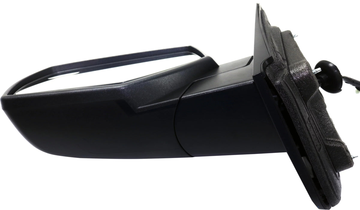 Mirror Compatible With 2015-2018 GMC Sierra 2500 HD Chevrolet Silverado 3500 Left Driver Side Heated Chrome Kool-Vue