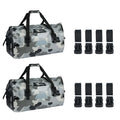 Htovila Motorcycle PVC Waterproof Reflective Luggage Bag Motorcycle Duffel Bag Luggage for Skiing Travel Boating Hiking Camping
