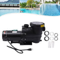 Wuzstar 2HP Pool Pump In/Above Ground Swimming Pool Pumps Motor W/Strainer 410-300L/min 118GPM, 110-120V