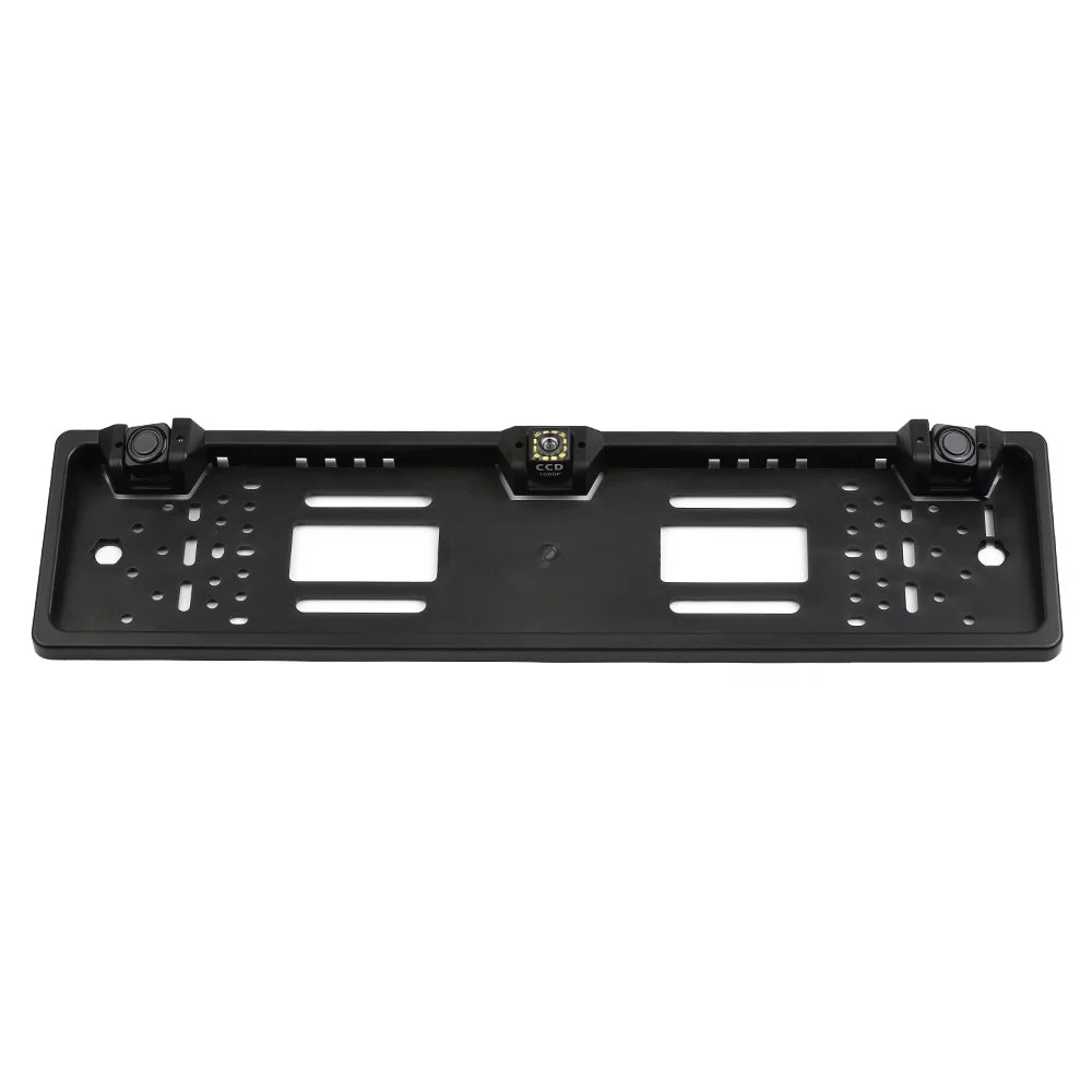 Tomshoo European License Plate Storage Backup Camera, 12 LED Rear View Camera, Car Reversing System, Parking Sensor