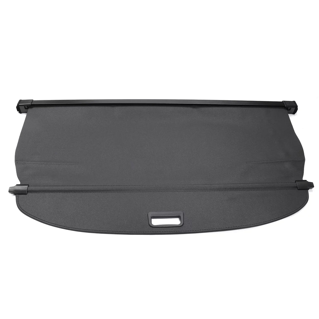 Ikon Motorsports Cargo Cover Compatible With 2021-2023 Nissan Rogue All Models PVC & Aluminum Rod Black Security Rear Trunk Cover Security Retractable Shield