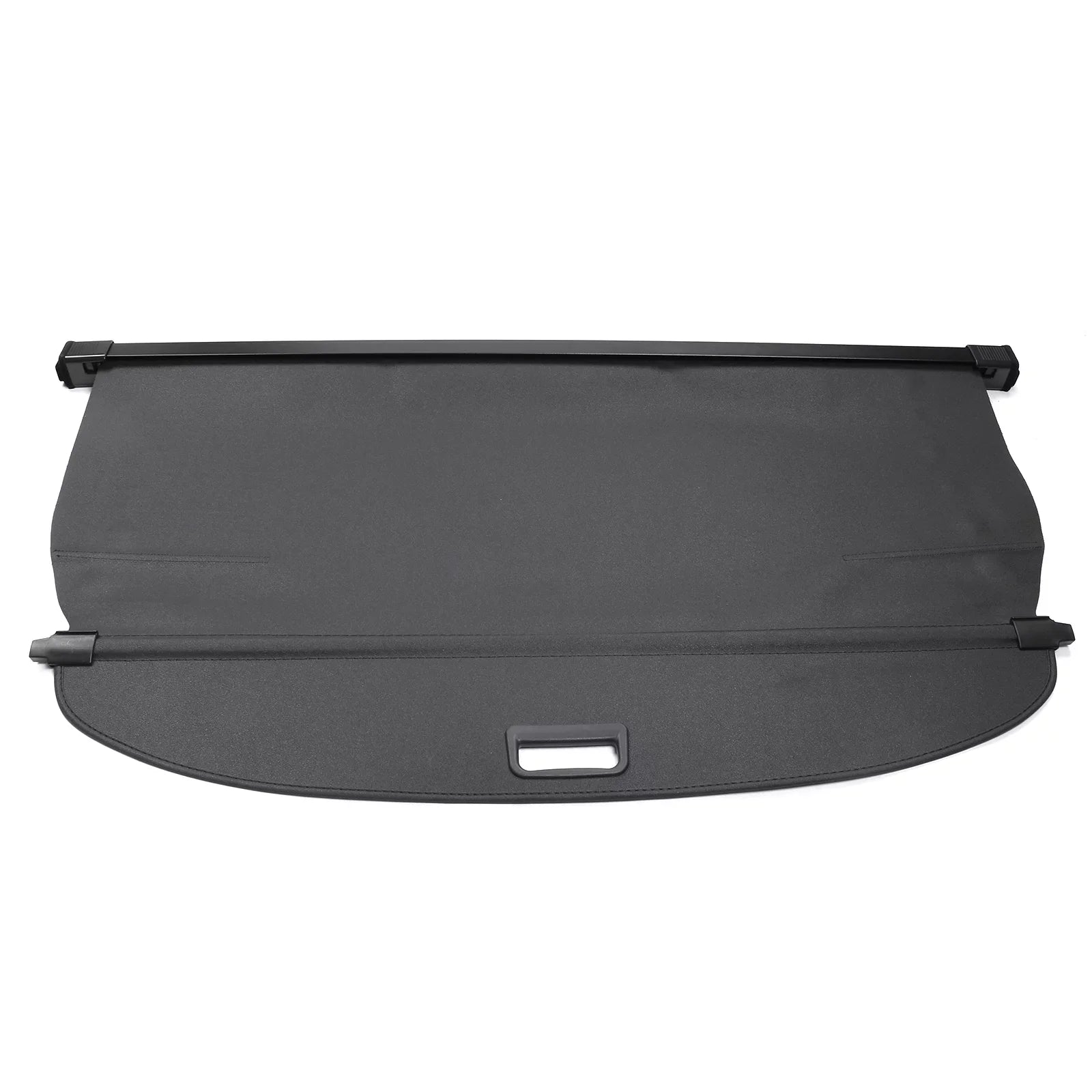 Ikon Motorsports Cargo Cover Compatible With 2021-2023 Nissan Rogue All Models PVC & Aluminum Rod Black Security Rear Trunk Cover Security Retractable Shield