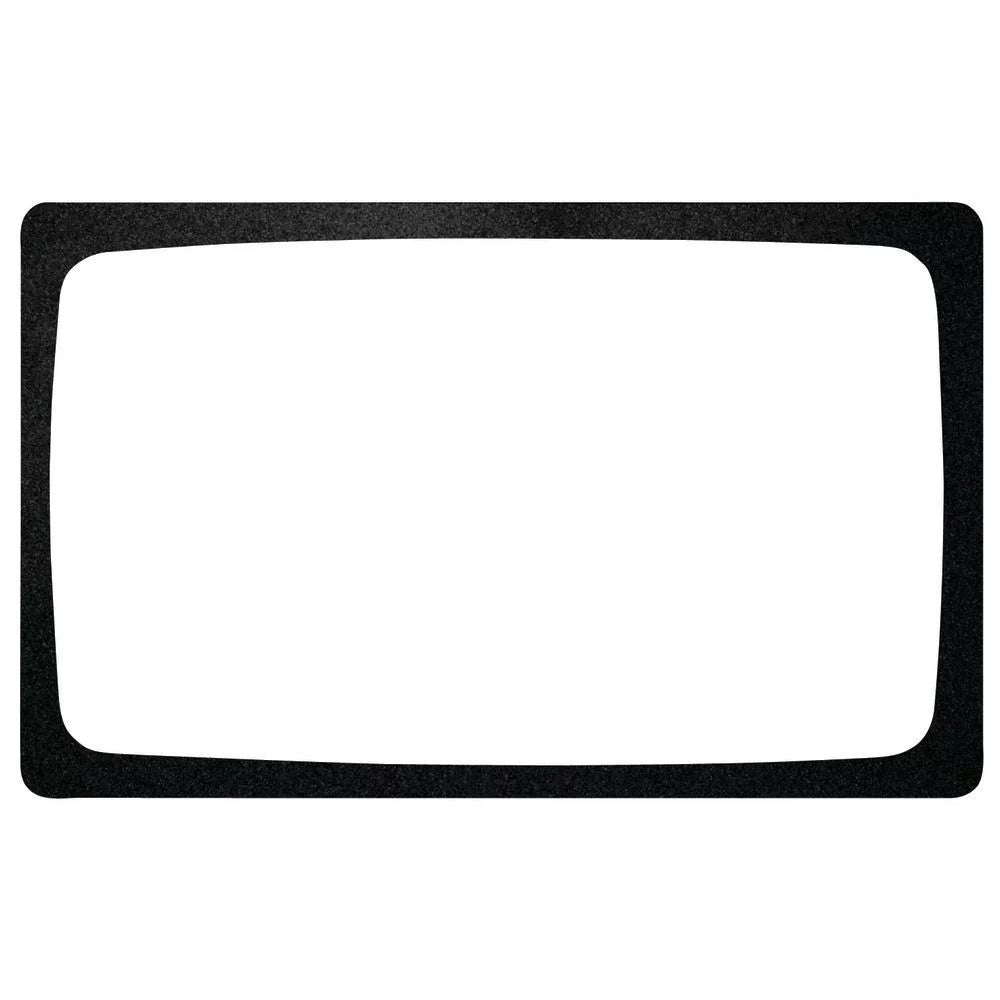 HUBERT® Food Display Tile for Cold Foods, Full Size Black Melamine - 21" L x 12 3/4" W