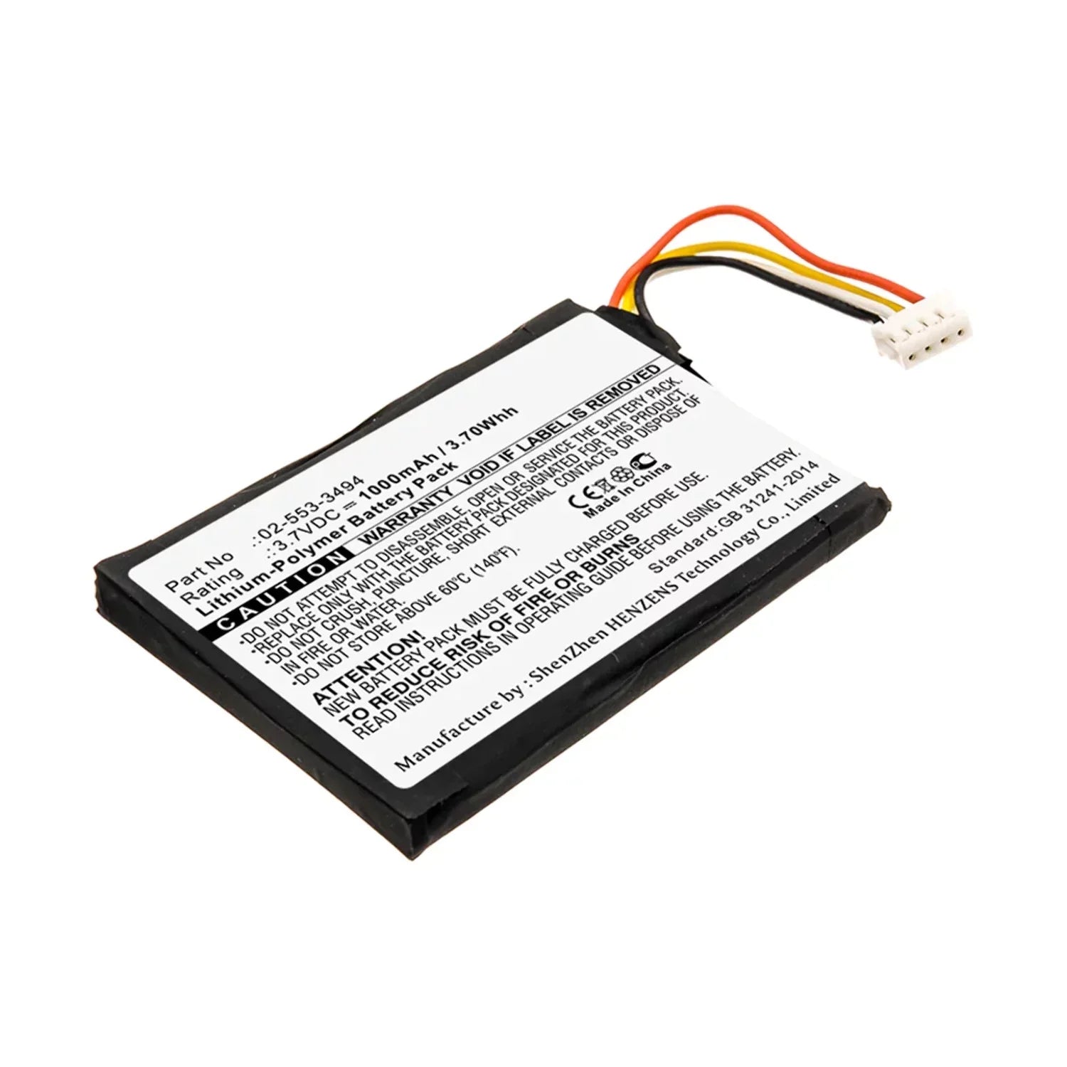 Batteries N Accessories BNA-WB-P11683 Speaker Energy Source - Li-Pol, 3.7V, 1000mAh, Ultra High Capacity - Replacement for Harman/Kardon 02-553-3494 Cell