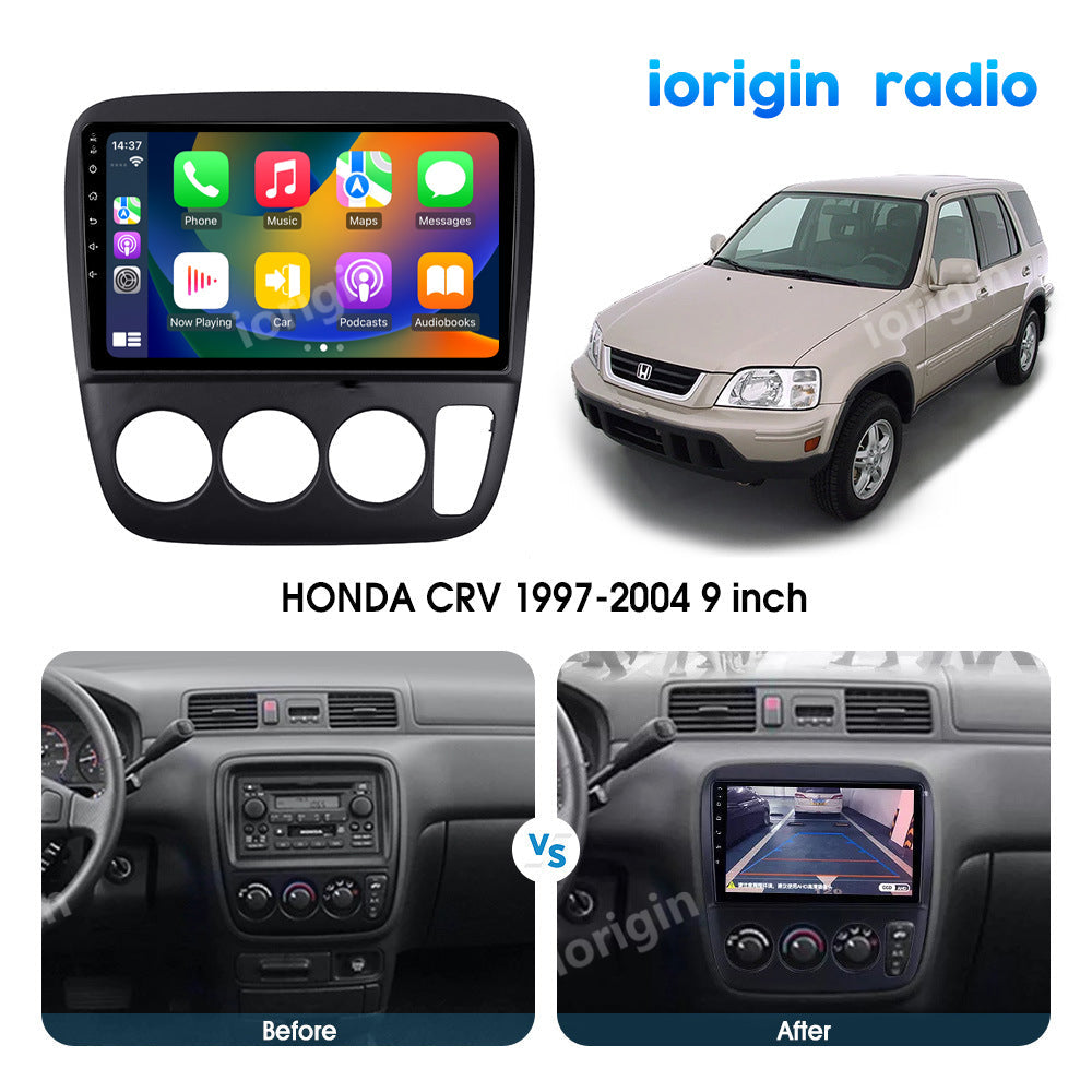 4-64GB Android13 For Honda CRV 1997-2001 Carplay Car Stereo Radio GPS WIFI CAM