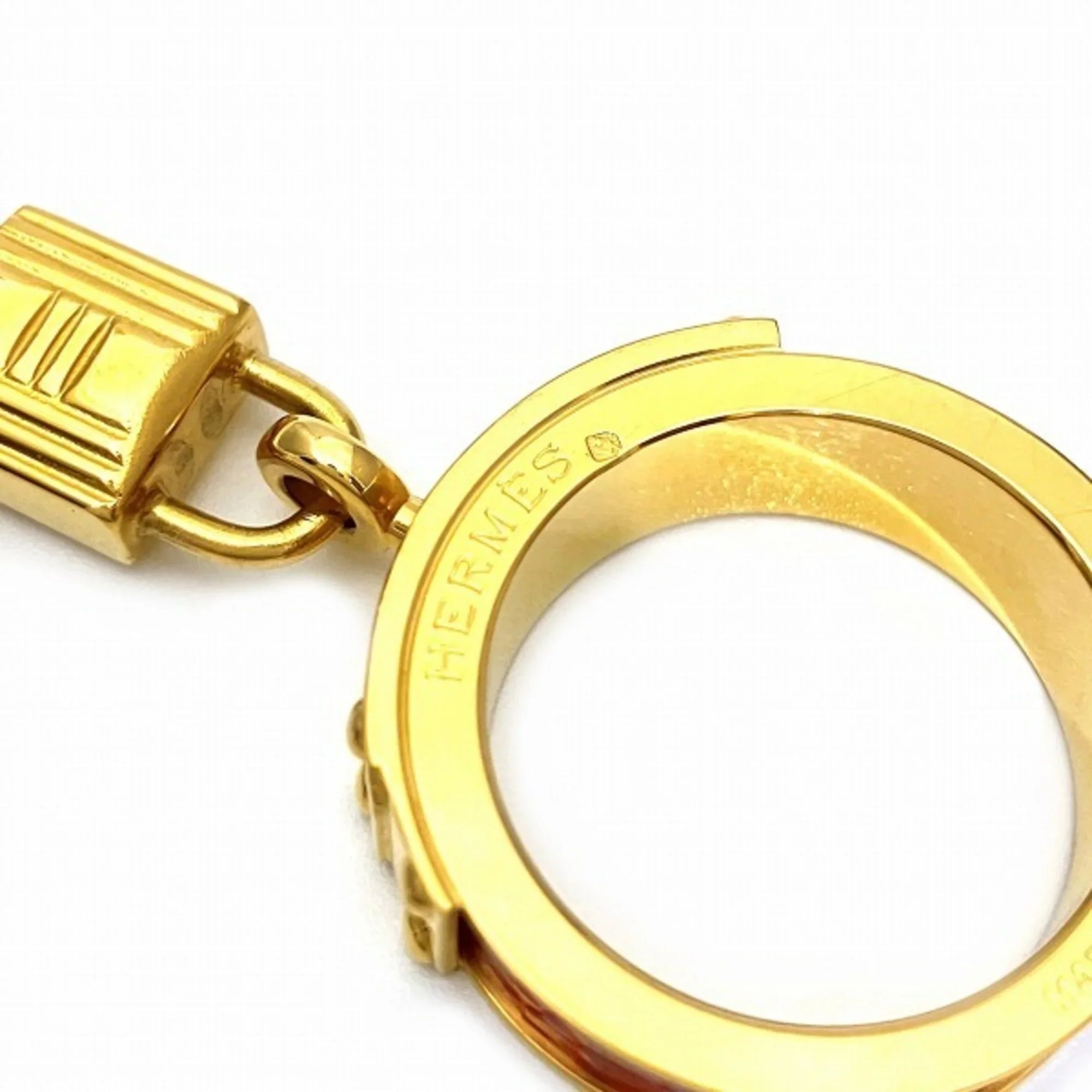 Pre-Owned Hermes Kelly Cadena Motif Scarf Ring Brand Accessories Ladies (Good)