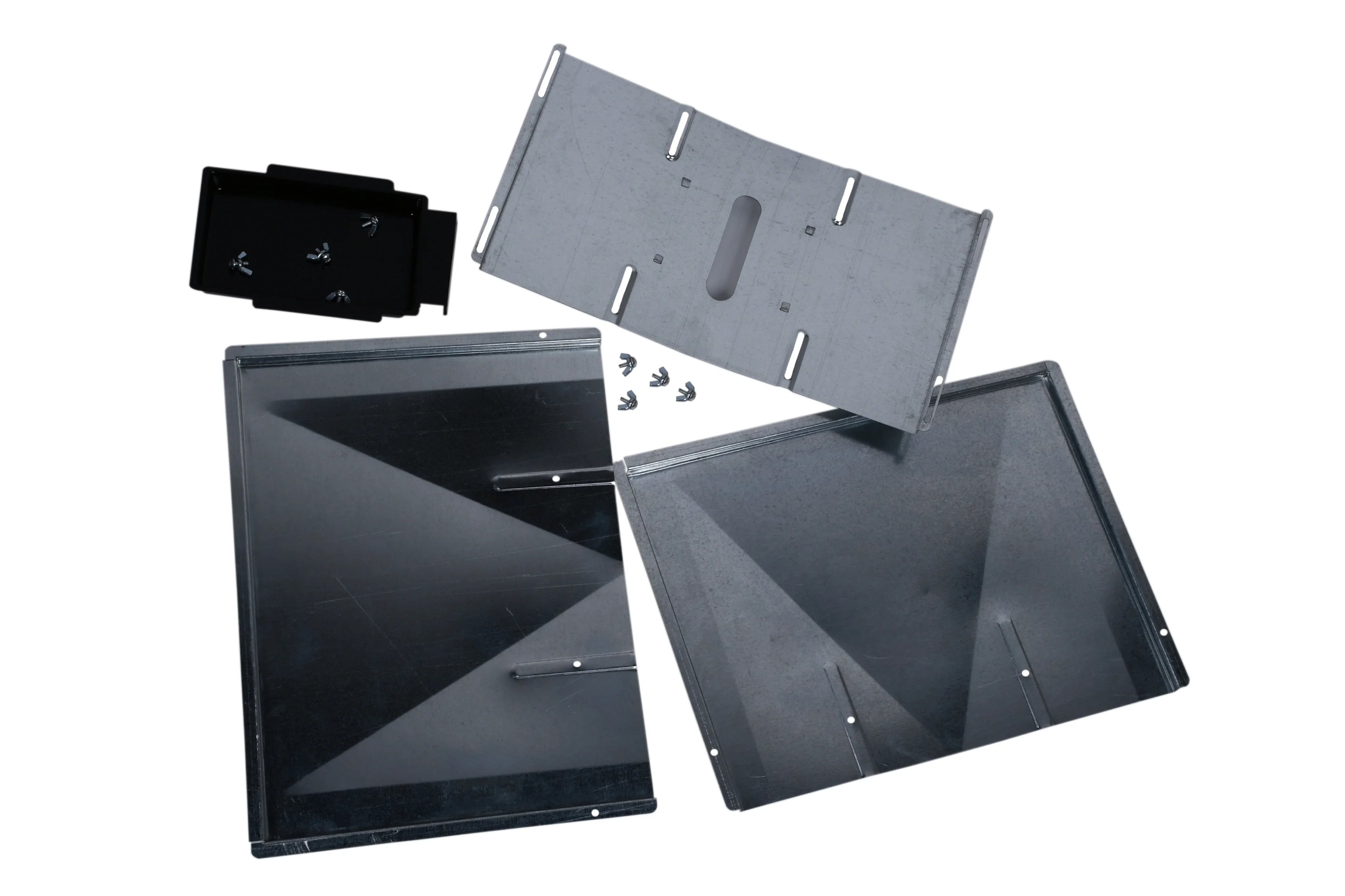 Replacement Grease Tray Set for Bbq Grill Models from Nexgrill, Dyna Glo, and Others (Length 24.5" to 27", Width 15.5")
