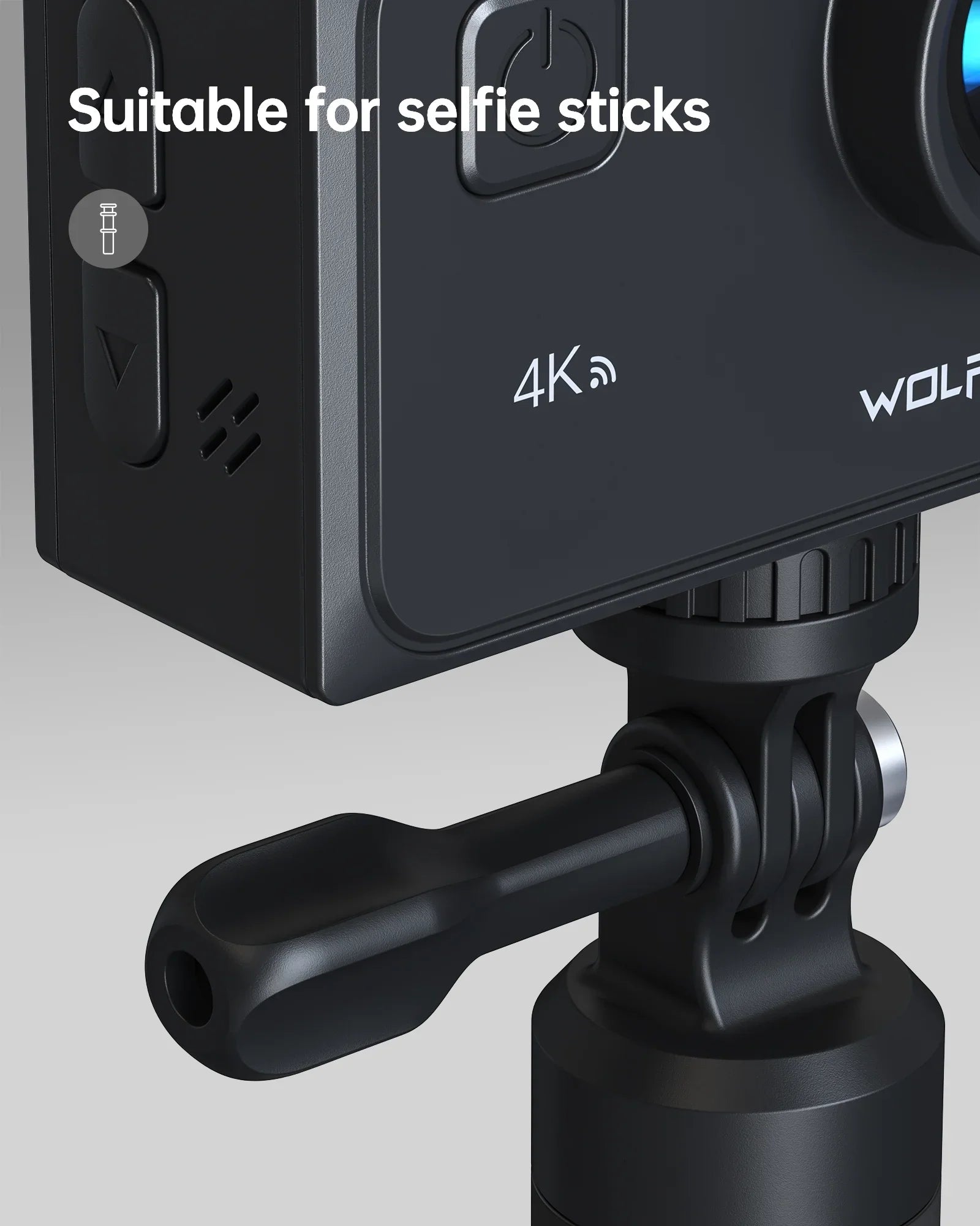 WF Action Cam 4K 60FPS 24MP Sport Camera 40M Underwater Camera Waterproof with Touch Display Vlog Camera EIS Remote Control 170° Wide Angle