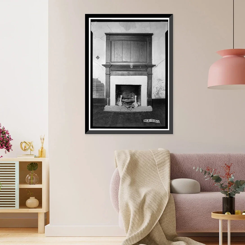 Historic Random Access Memory Print, Rush-Thornton House, U.S. Highway 29, Tuskegee, Macon County, AL - 6, 17-7/8" x 21-7/8"