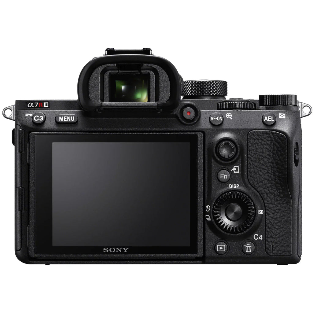Sony a7R III 42.4MP Storage Mirrorless Interchangeable Lens Camera Body (ILCE7RM3/B) with Sigma 50mm F1.4 ART DG HSM E-mount Lens and Deco Gear Backpack Kit Microphone Editing Suite Bundle