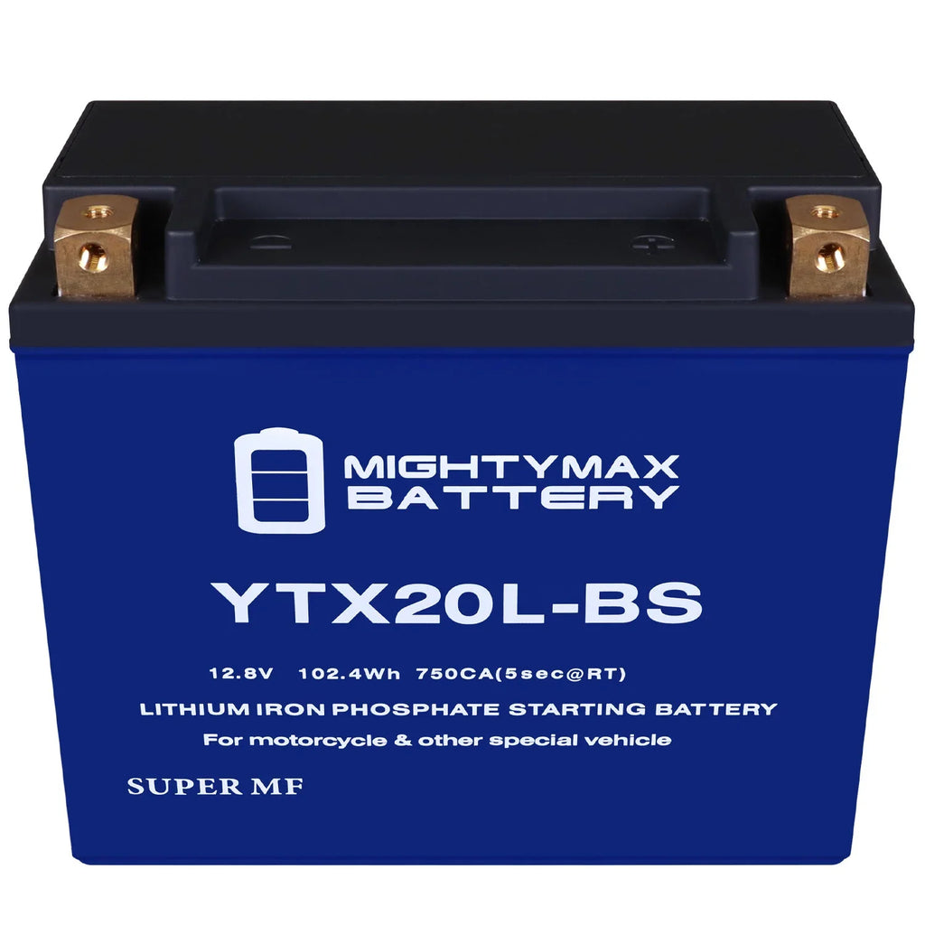 YTX20L-BS Lithium Replacement Cell compatible with Kawasaki Jet Ski JT900 STS, STX 97 - 05