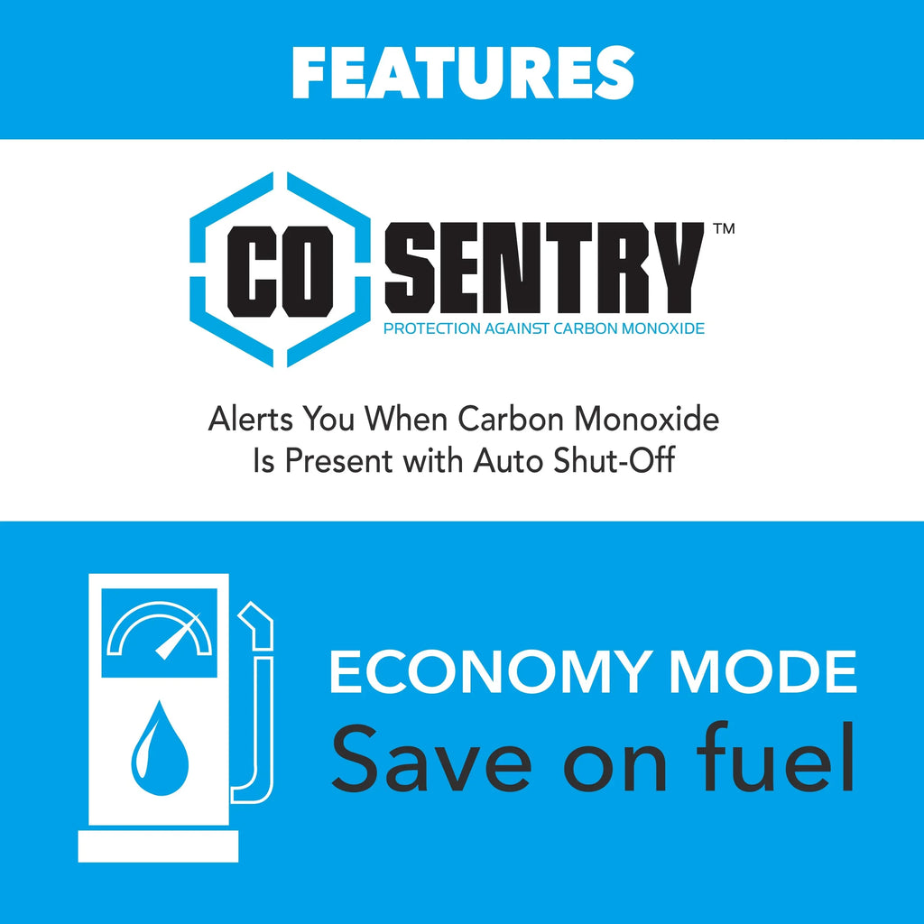 Pulsar 5000-Watt Fuel RV Ready Inverter Generator with Remote Start and CO Sentry