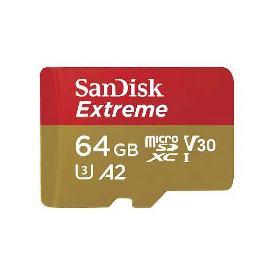 Action 2 4K Ultra HD Display Combo Camera Bundle with 64GB microSD Memory Card, Froggi Extreme Sport 40-pc Accessories Kit