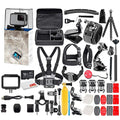 GoPro HERO7 White - Waterproof Action Camera with Touch Display Full HD Video, 10MP Photos, and Stabilization - with 64GB Micro Sd Card and 50 Piece Accessory Kit - Fully Loaded Bundle