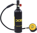 FETCOI 1L DIDEEP E-S400B Diving Tank Equipment Mini Scuba Cylinder Refill by High Pressure Air Pump Refill Adapter for Underwater Diving Breathe Training