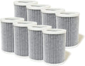 3-in-1 True HEPA with Activated Carbon Replacement Filters Compatible with Pure Enrichment Purezone Portable Mini Air Purifier (PEPERSAP), 8 Packs