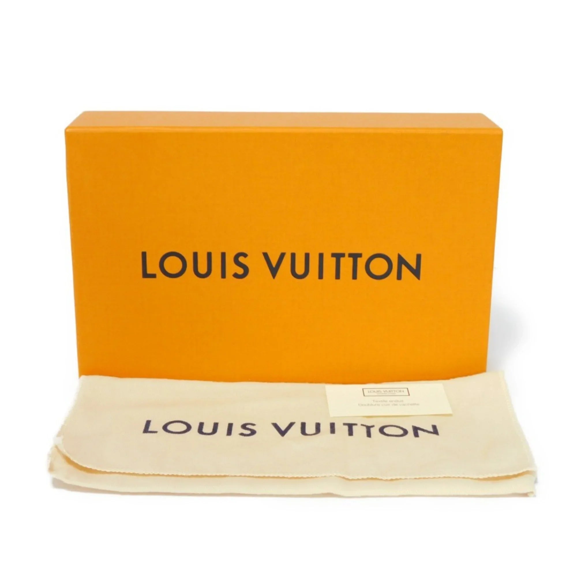 Pre-Owned LOUIS VUITTON Long Wallet Zippy Vertical LV Logo Round Zipper Random Access Memory Eclipse Noir M62295 Men's Billfold (Good)