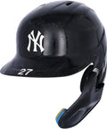 Gi Stanton New York Yankees Previously owned #27 Navy Batting Helmet Worn During Games Played on April 8, June 12, and September 30, 2022 - Fanatics Authentic Certified