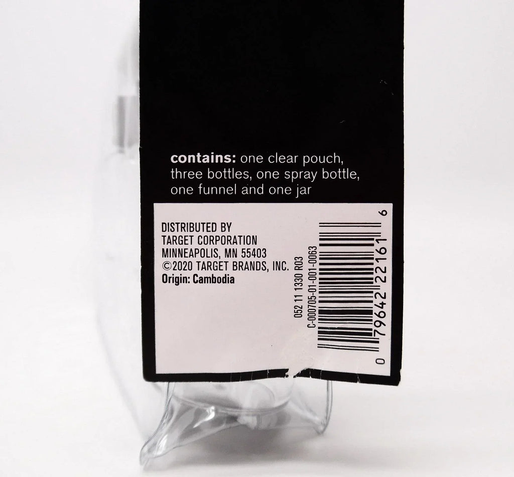 Sonia Kashuk TSA Travel Makeup Bag Kit, Clear