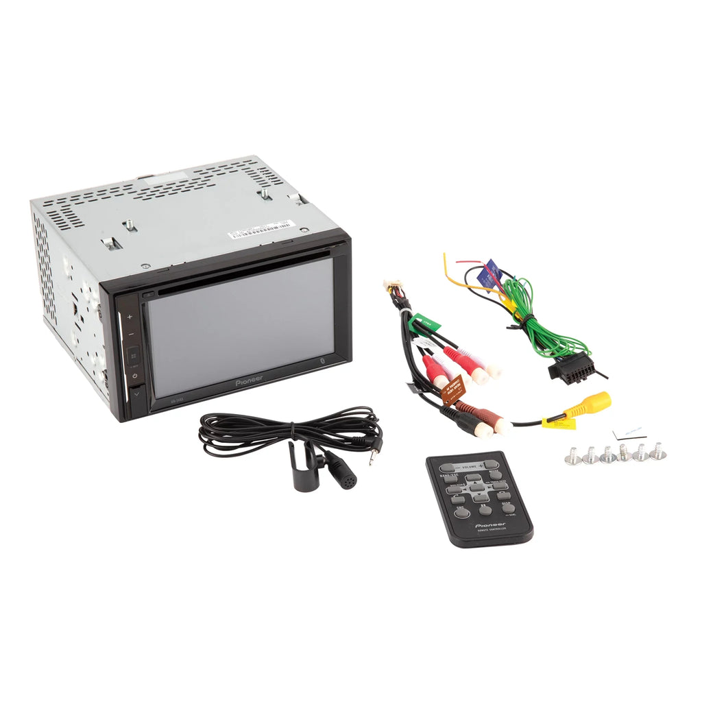Pioneer 6.2 inch Resistive Panel Back Up Camera Ready - DVD Receiver - Black