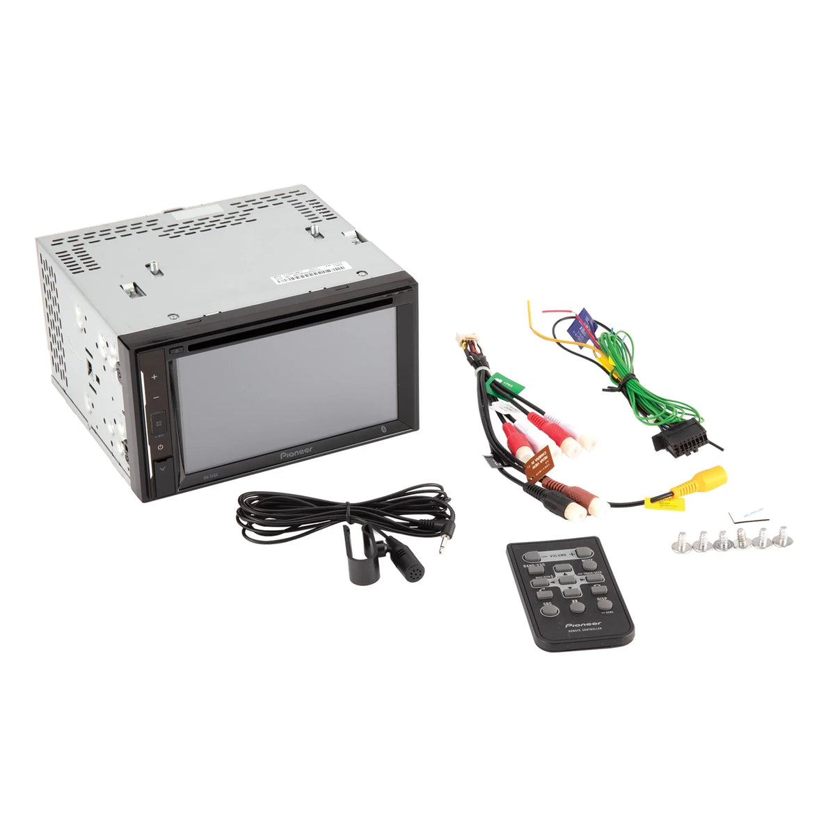 Pioneer 6.2 inch Resistive Panel Back Up Camera Ready - DVD Receiver - Black