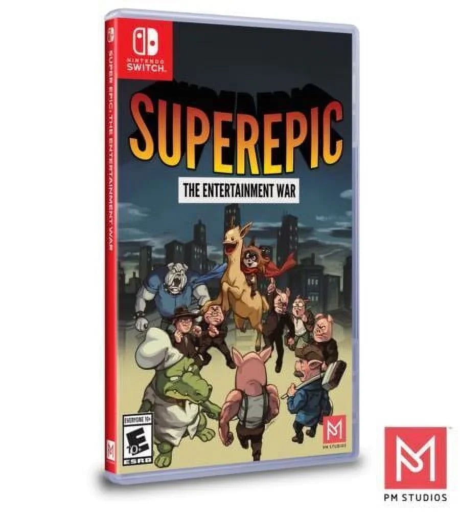 SuperEpic: The Entertainment War Limited Run Games Nintendo Switch Region Free