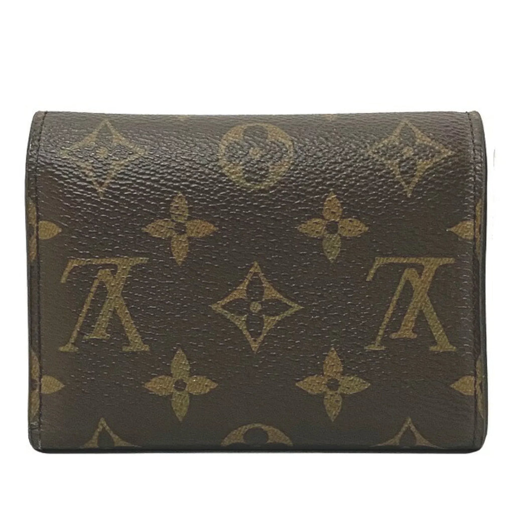 Pre-Owned Wallet Portefeuille Victorine Brown Pink Rose Ballerine Random Access Memory M62360 Trifold NZ3119 LOUIS VUITTON Ladies (Good)