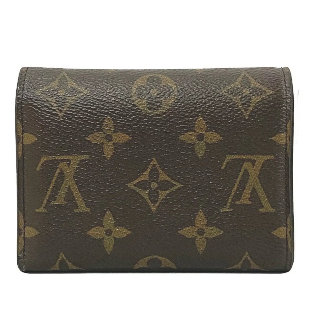 Pre-Owned Wallet Portefeuille Victorine Brown Pink Rose Ballerine Random Access Memory M62360 Trifold NZ3119 LOUIS VUITTON Ladies (Good)