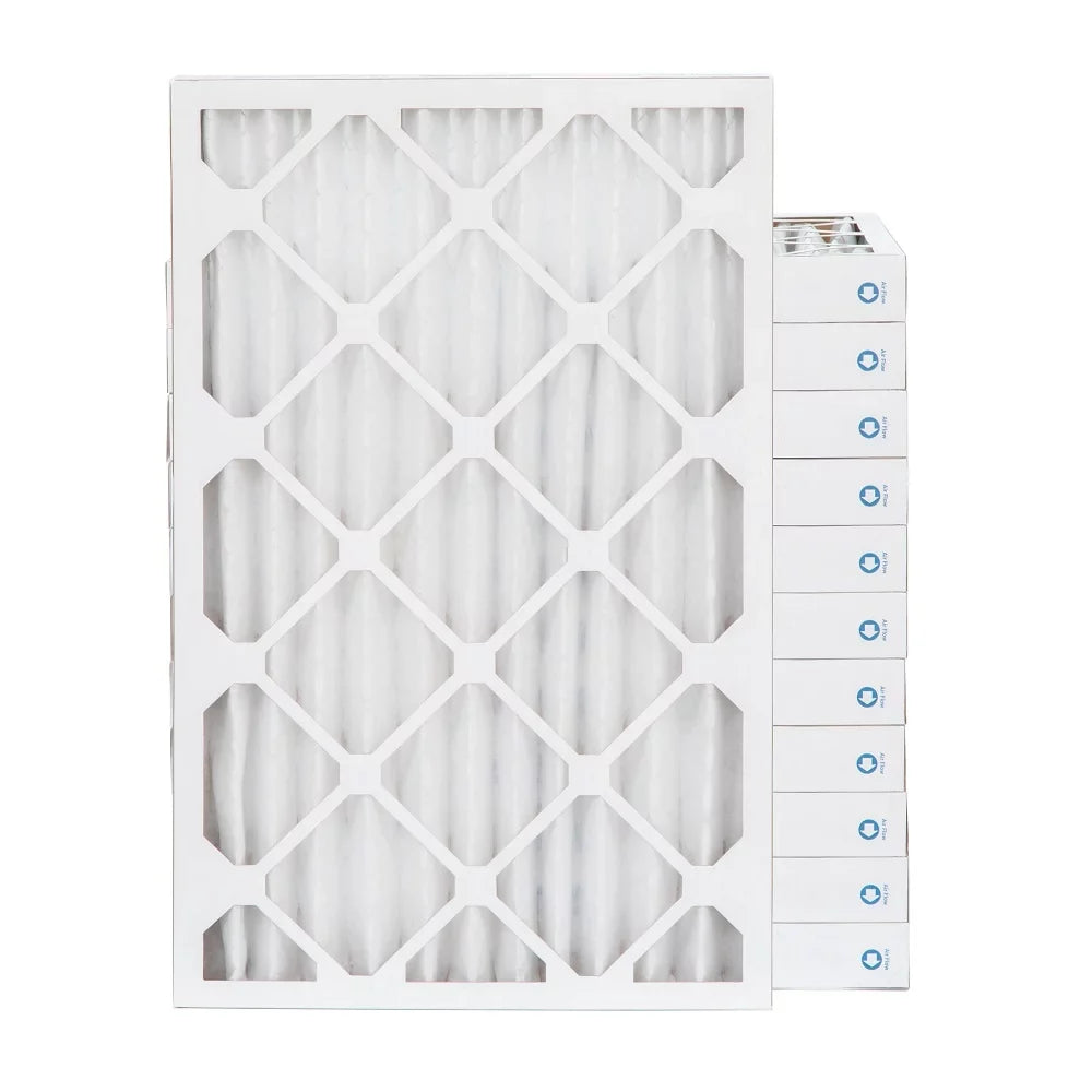 16x25x2 MERV 11, MPR 1000 Pleated AC Furnace 2" Air Filters by Pamlico. Case of 12. Actual Size: 15-1/2 x 24-1/2 x 1-3/4