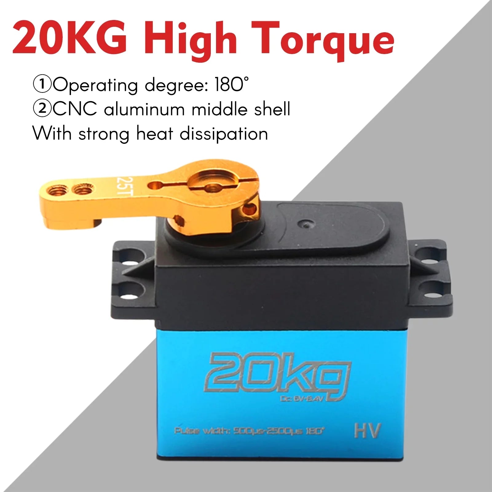 Dazzduo ESC,Torque Servo