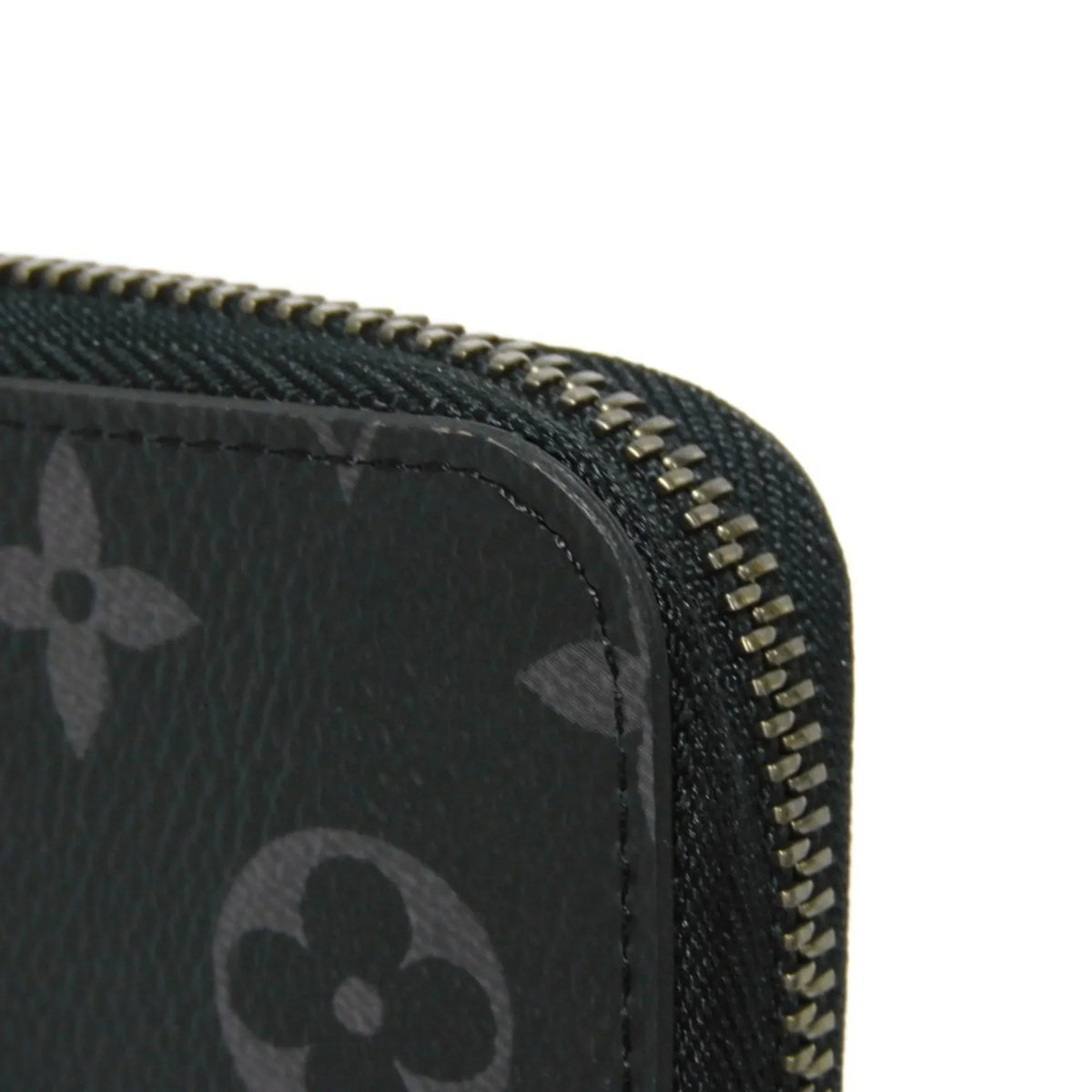 Pre-Owned LOUIS VUITTON Long Wallet Zippy Vertical LV Logo Round Zipper Random Access Memory Eclipse Noir M62295 Men's Billfold (Good)