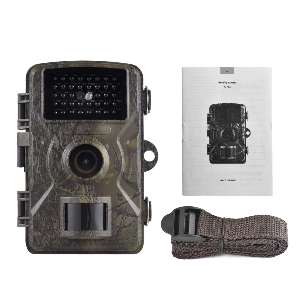 16MP 1080P Wildlife Trail Camera with 2.0 Inch TFT Color Panel - Features 0.8s Trigger Time, Infrared Night Vision, Motion Activation, and IP66 Waterproof Rating