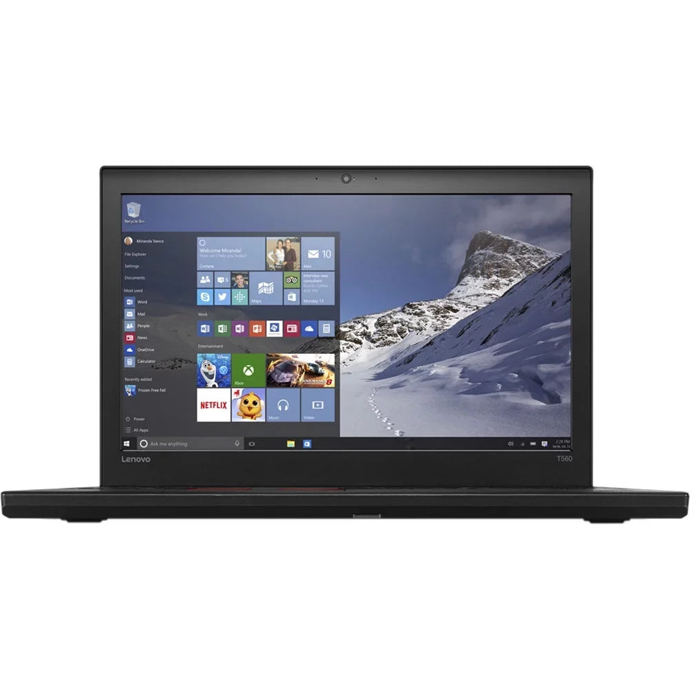Restored Lenovo Thinkpad T560 Notebook Processor 2.40 GHz 16 GB Random Access Memory 512 GB Solid State Drive W10P (Refurbished)