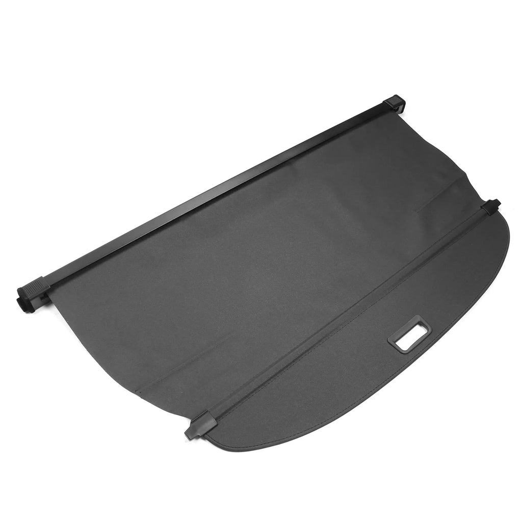 Ikon Motorsports Cargo Cover Compatible With 2021-2023 Nissan Rogue All Models PVC & Aluminum Rod Black Security Rear Trunk Cover Security Retractable Shield