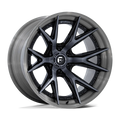 20x10 Fuel FC402 Catalyst Gloss Black W/ Brushed Gray FORGED Wheel 6x135 (-18mm)