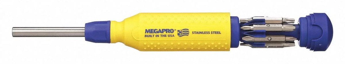 Megapro Multi-Bit Screwdriver, NumBits 6 151SS-B