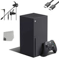 Pre-Owned Microsoft Xbox Series X 16GB Storage Black Gaming Console + T5 Earbuds With Microphone BOLT AXTION Bundle