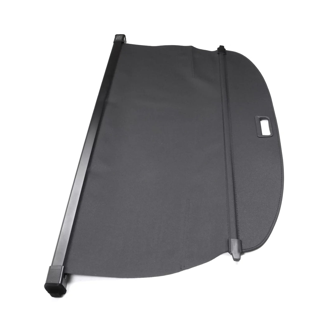 Ikon Motorsports Cargo Cover Compatible With 2021-2023 Nissan Rogue All Models PVC & Aluminum Rod Black Security Rear Trunk Cover Security Retractable Shield