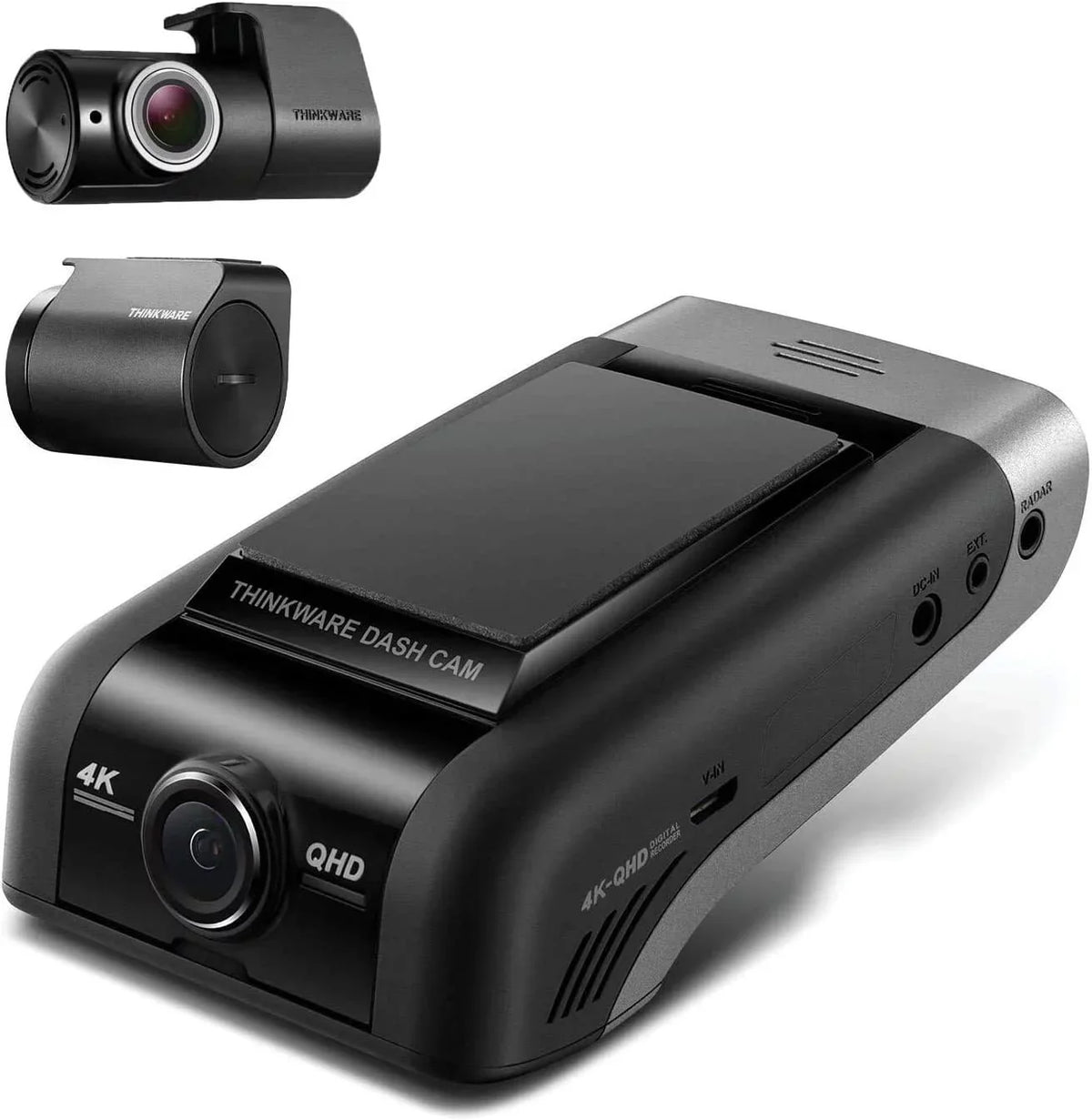 THINKWARE U1000 Flagship Channel Dash Cam with Radar Module Accessory 4K UHD Front 2K QHD Rear, Wi-Fi GPS Super Night Vision Cloud Hotspot Parking Mode