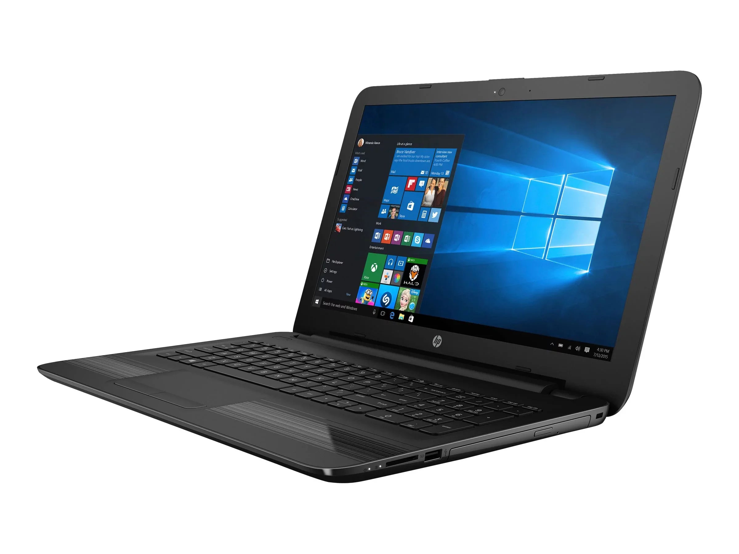 HP 15-AY009DX - 15.6" HD Touch - Processor i3-6100U - 6GB Memory - 1TB HDD - Black