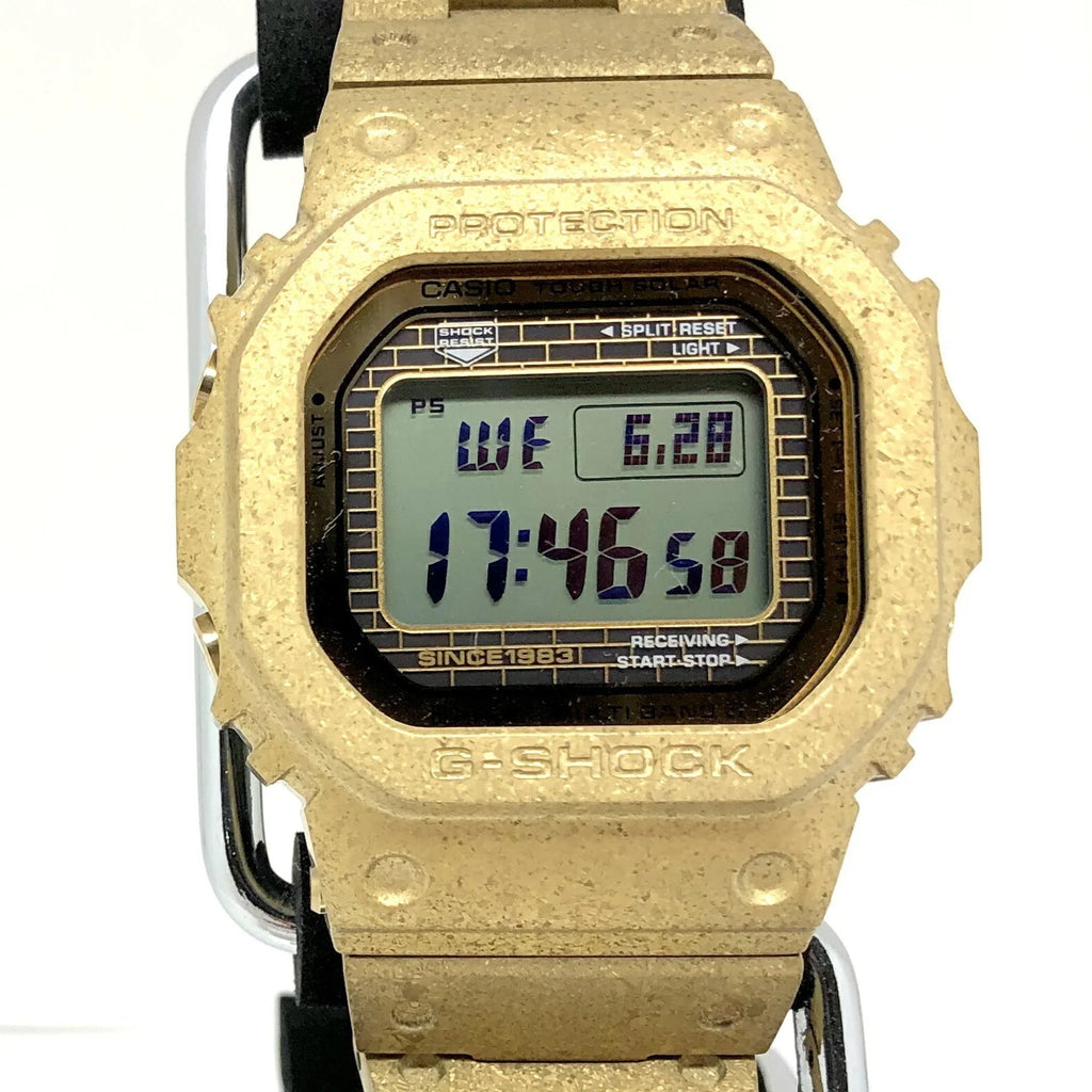 Pre-Owned CASIO Casio G-SHOCK Watch GMW-B5000PG-9JR 40th Anniversary RECRYSTALLIZED Gold Digital Radio Solar Men's ITWAURVQQSWO (Good)