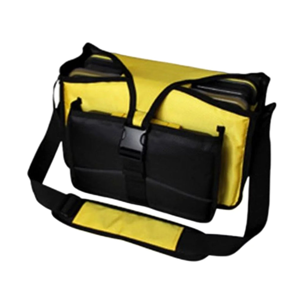 Fishing Tackle Bag Shoulder Bag Fishing Bag Gift for Men Storage Bag Portable Tackle Box Organizer fishing lures Bag for Sea Fishing Yellow