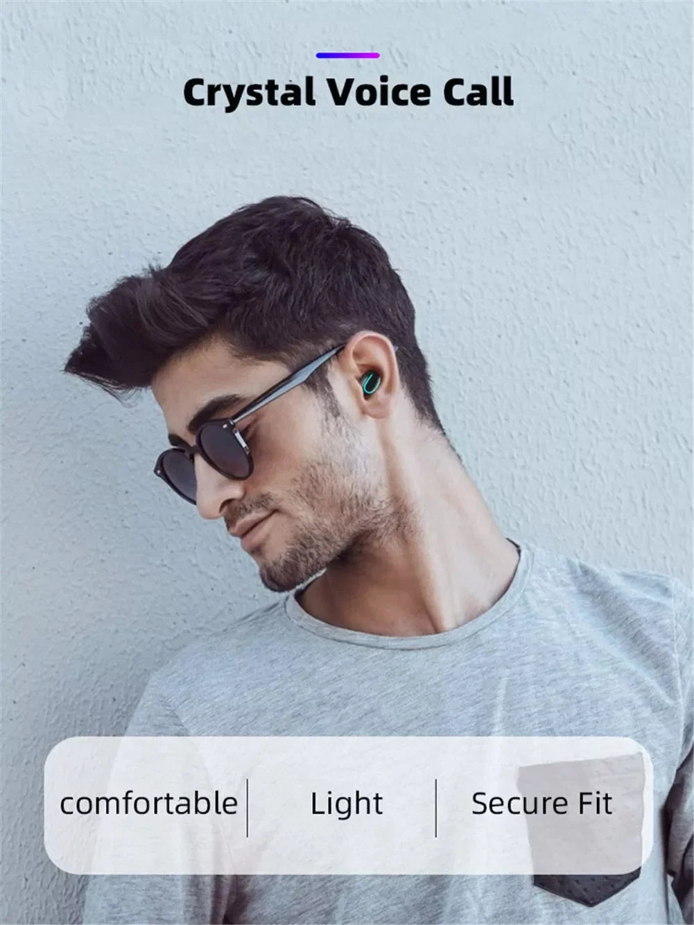 Wireless TWS Headphones for Samsung Galaxy A23 5G Phone - Earbuds Earphones True Wireless Stereo Headset Hands-free Mic X6B Compatible With Galaxy A23 5G Model